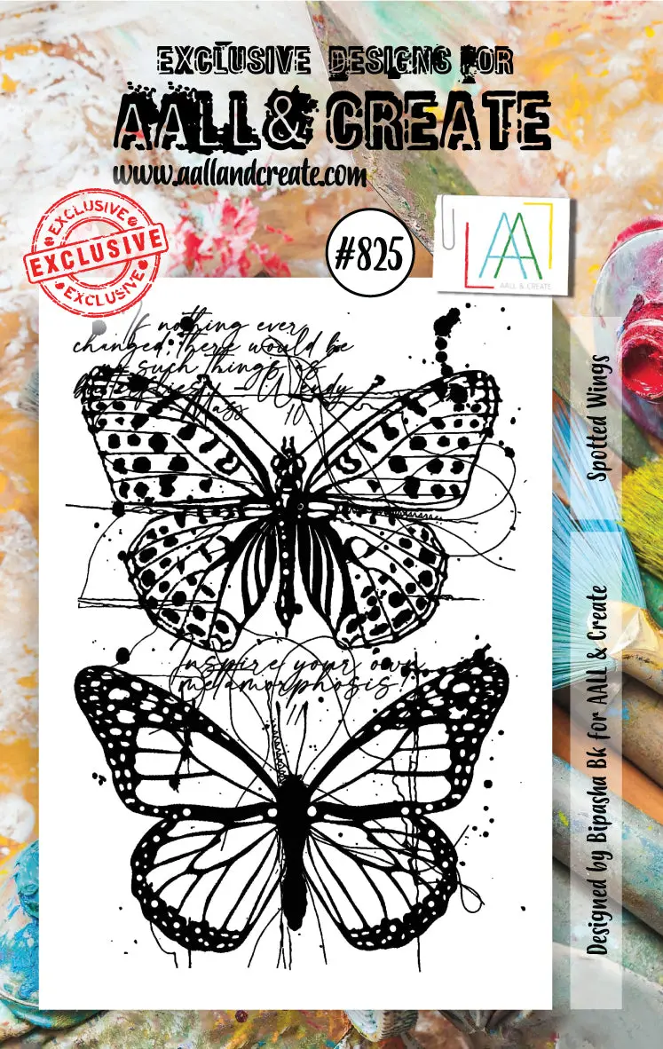Aall And Create Stamp Set - 825 - Spotted Wings 1