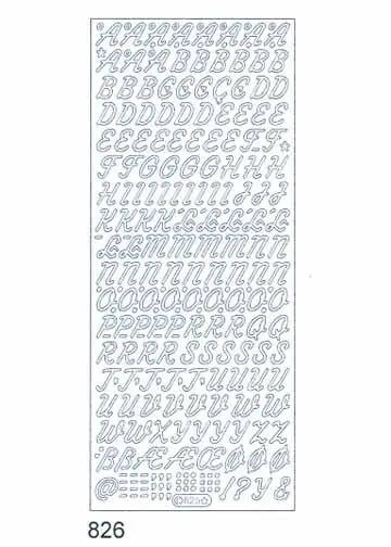 Deco Stickers - Capital Letters 1