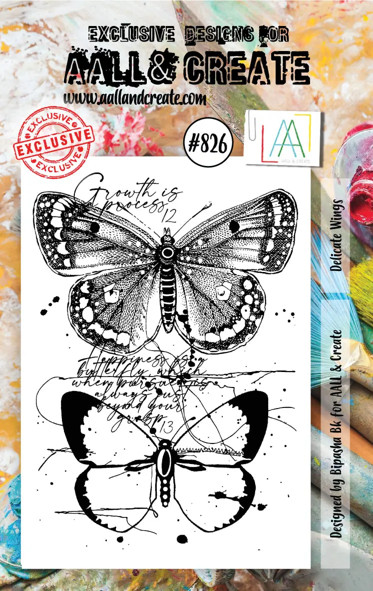 Aall And Create Stamp Set - 826 -Delicate Wings 1