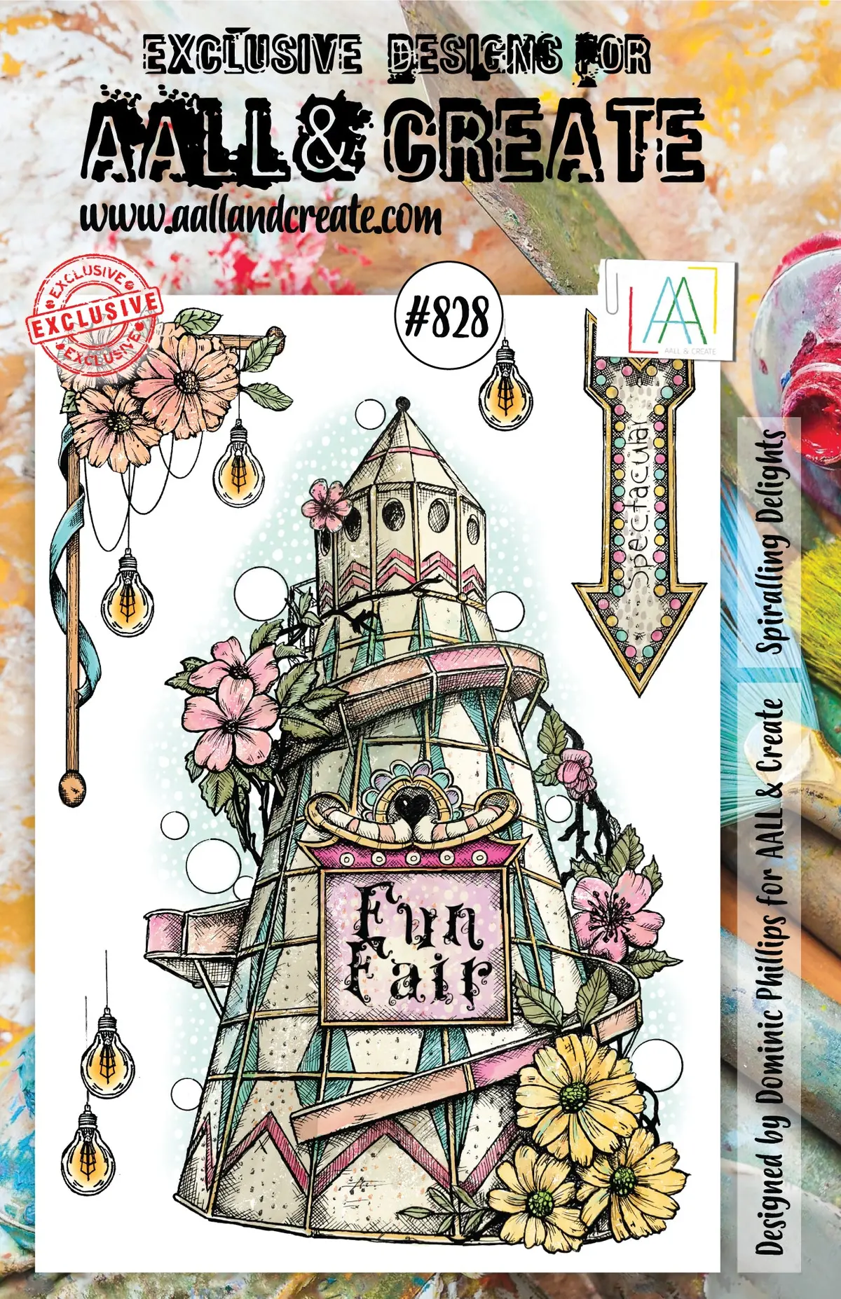 Aall And Create Stamp Set - 828 - Spiralling Delights 1