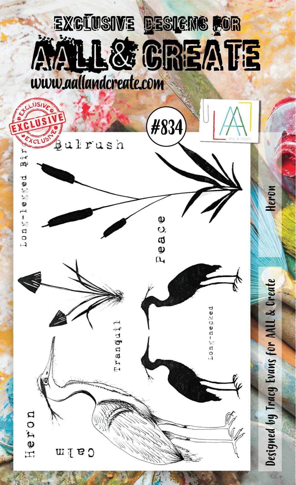 Aall And Create Stamp Set - 834 - Heron 1