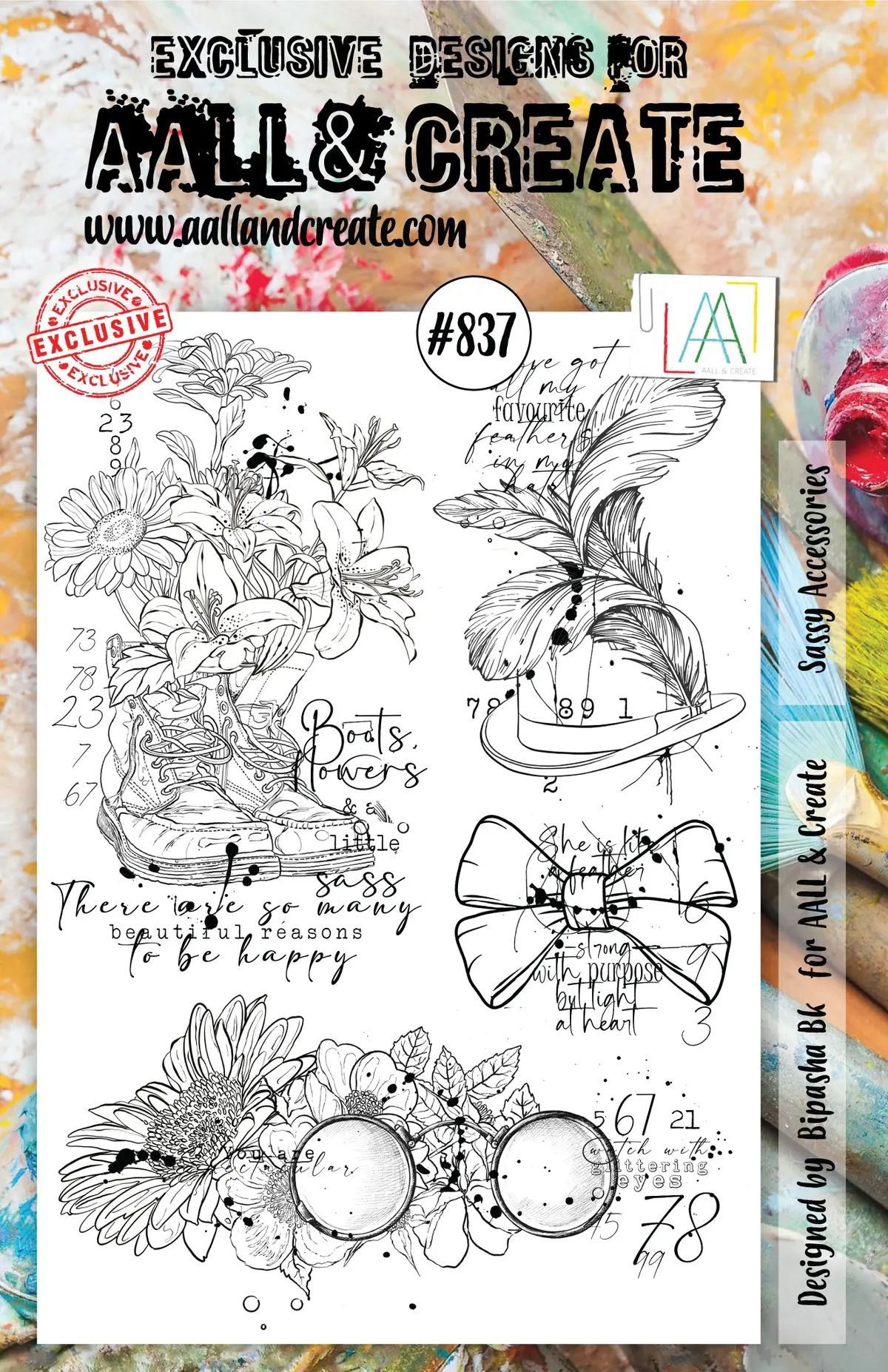 Aall And Create Stamp Set - 837- Sassy Accessories 1