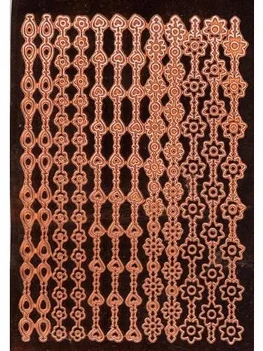 Mini Sticker Easter Border-Orange 1