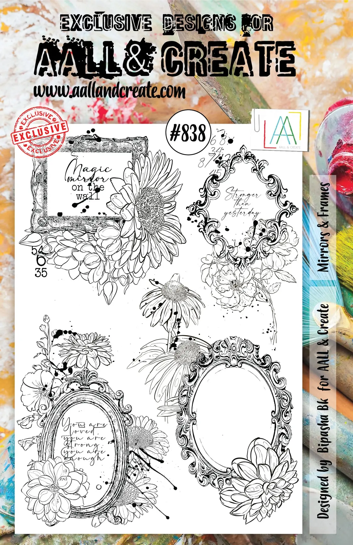 Aall And Create Stamp Set - 838- Mirrors & Frames 1