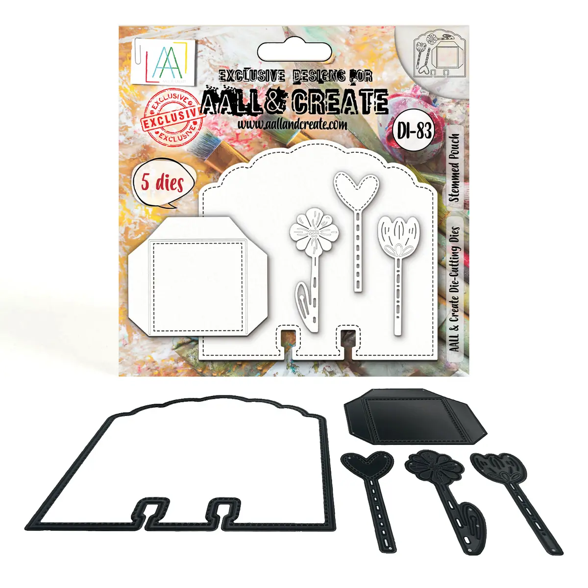 Aall And Create - Die-Cutting Die Set - Stemmed Pouch 1