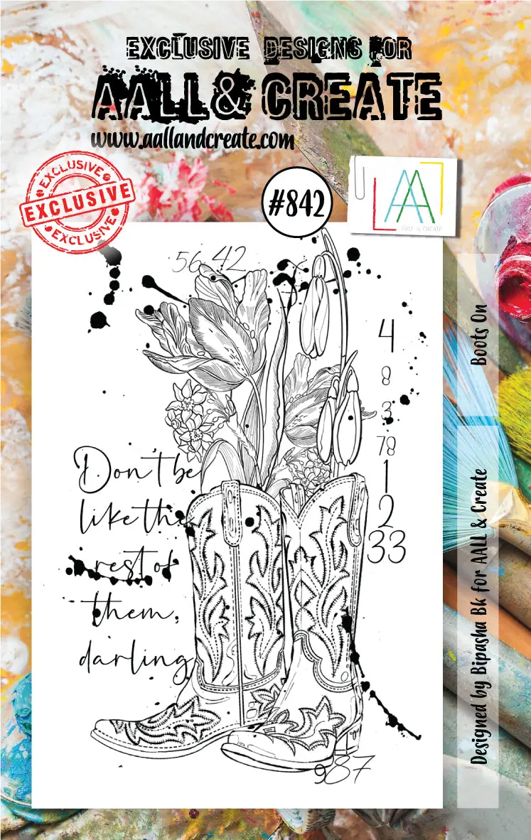 Aall And Create Stamp Set - 842 - Boots On 1
