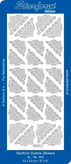 Deco Stickers - Decorative Corners 1