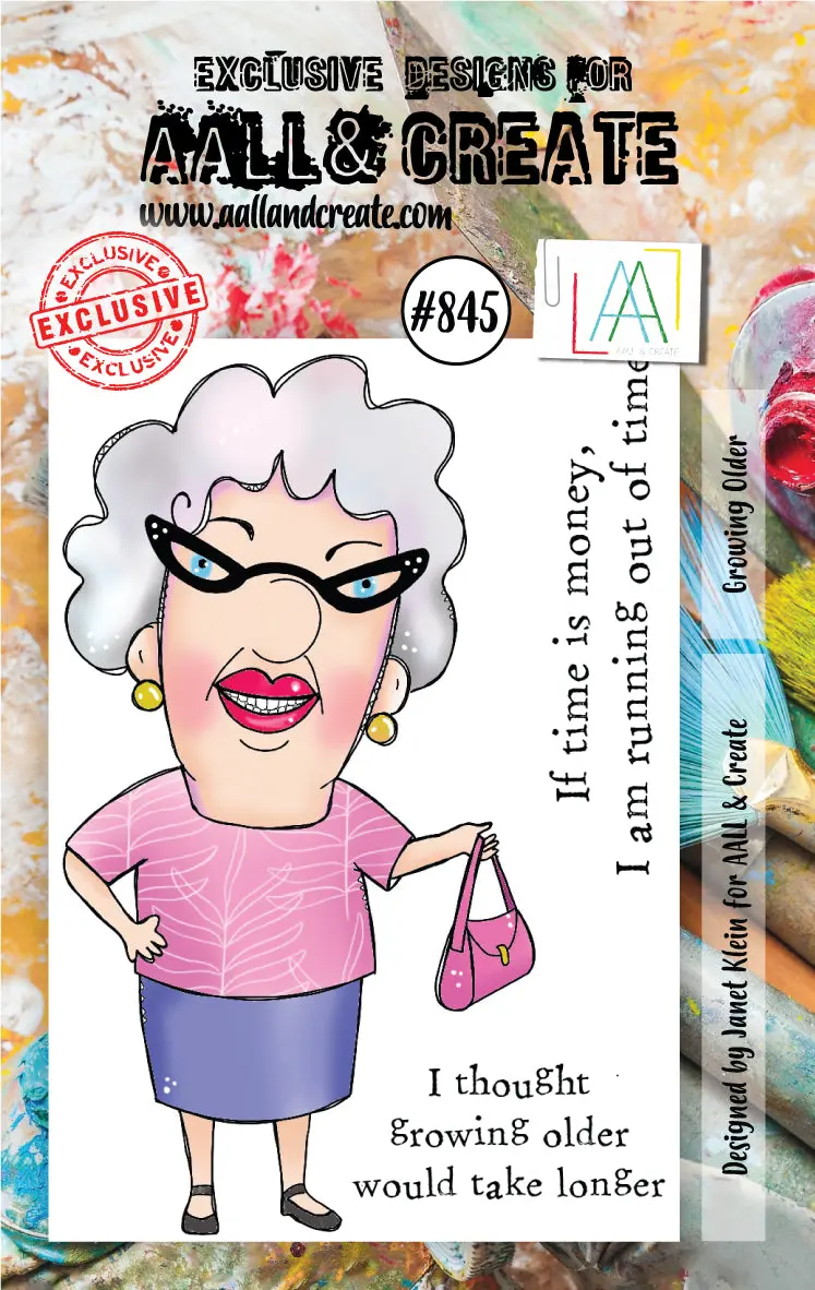 Aall And Create Stamp Set - 845 - Growing Older 1