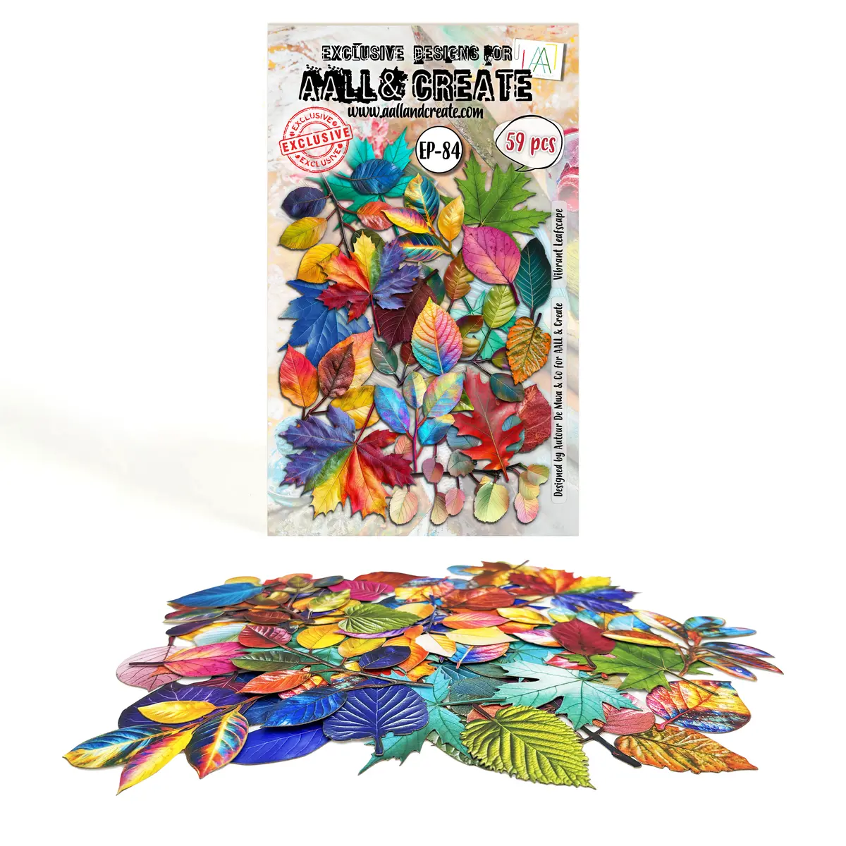 Aall And Create - Ephemera Die-Cuts - Vibrant Leafscape 1