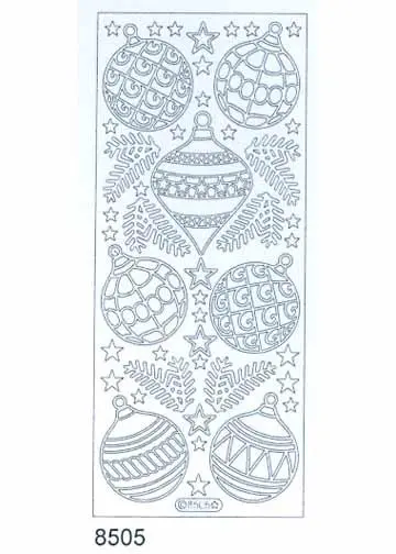 Deco Stickers - Christmas Ornaments 1