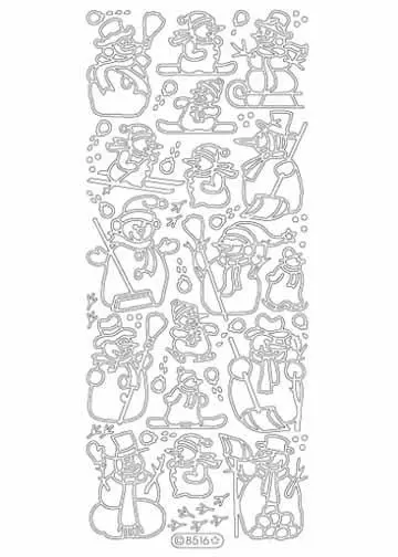 Deco Stickers - Snowmen 1