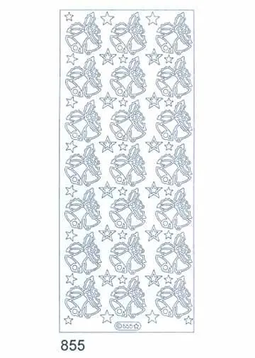 Deco Stickers - Bells With Holly 1