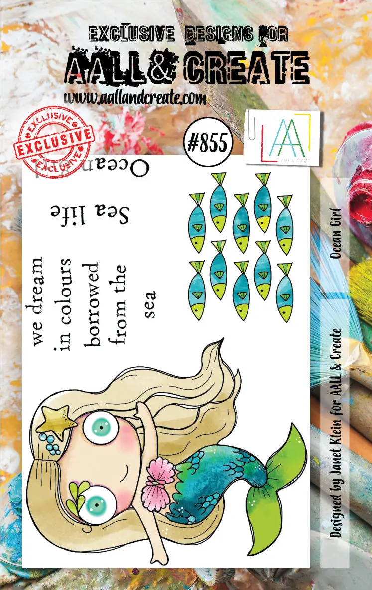 Aall And Create Stamp Set - 855 - Ocean Girl 1