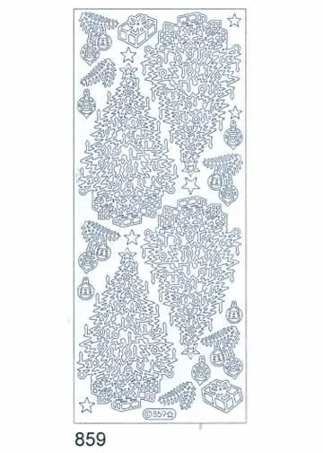 Deco Stickers - Christmas Trees 1