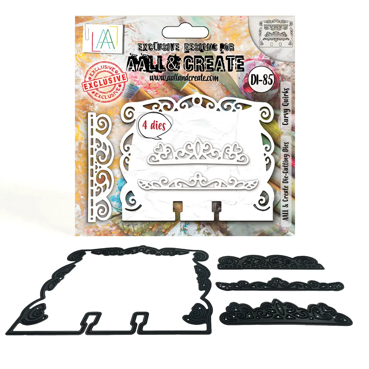 Aall And Create - Die-Cutting Die Set - Curvy Quirks 1