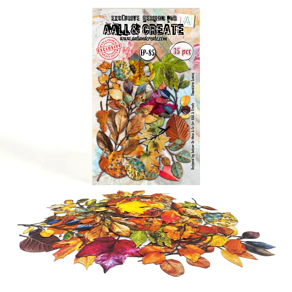 Aall And Create - Ephemera Die-Cuts - Timeworn Leaves 1
