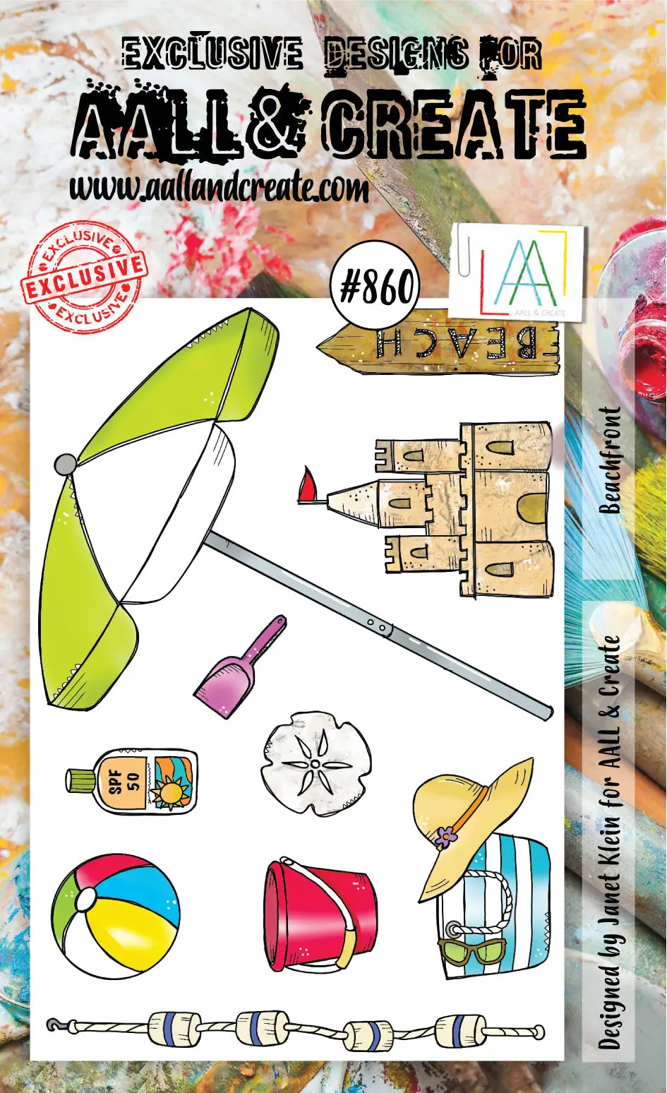 Aall And Create Stamp Set - 860 - Beachfront 1