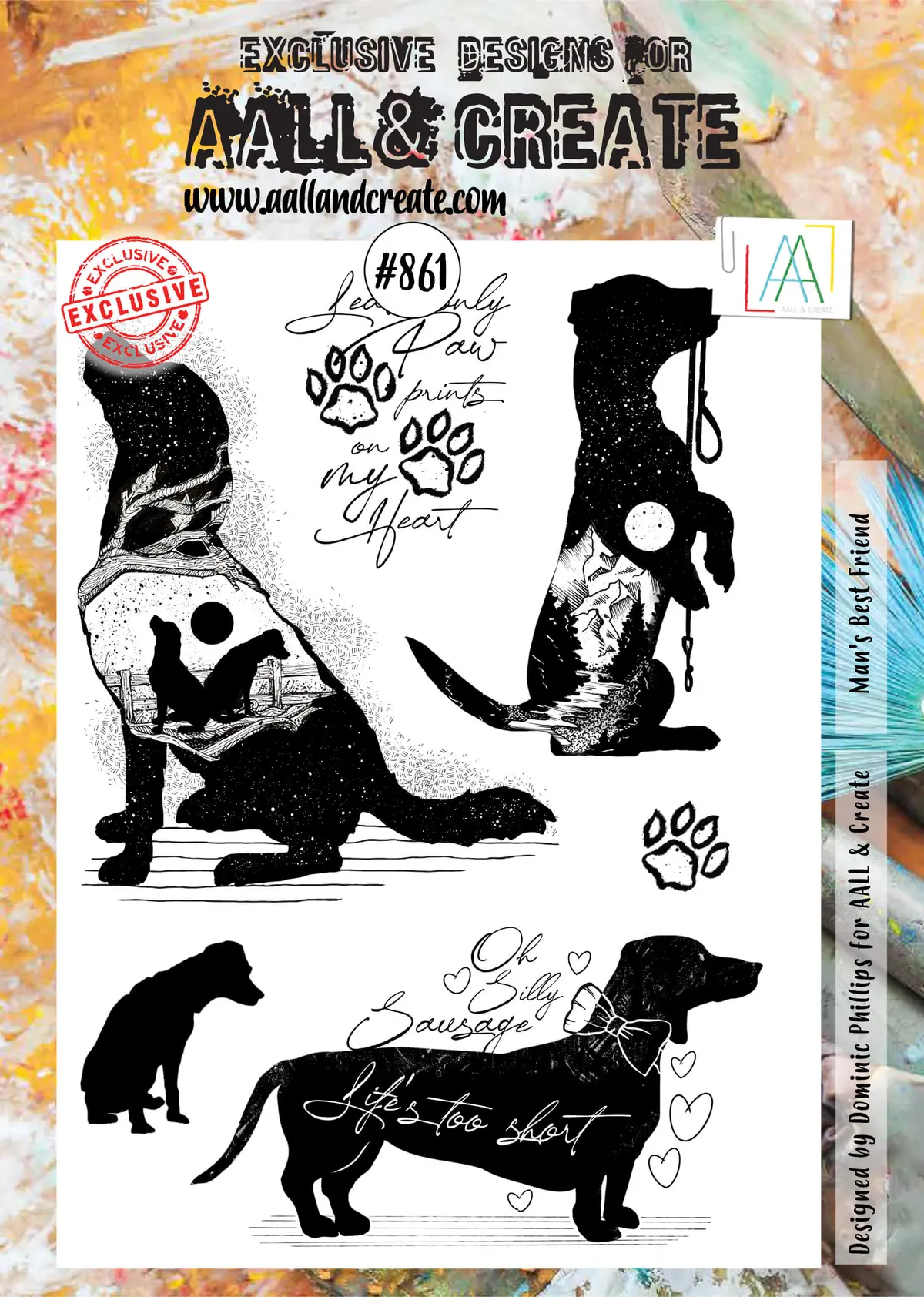 Aall And Create Stamp Set -861 - Man's Best Friend 1