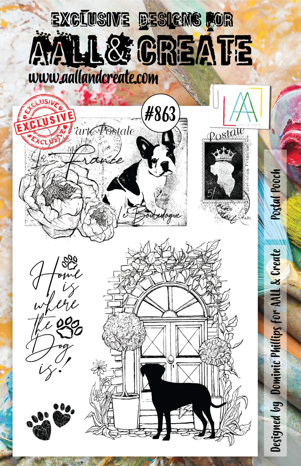 Aall And Create Stamp Set -863 - Postal Pooch 1