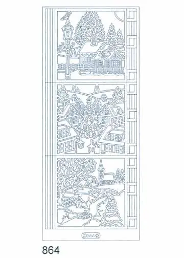 Deco Stickers - Winter Scenes 1