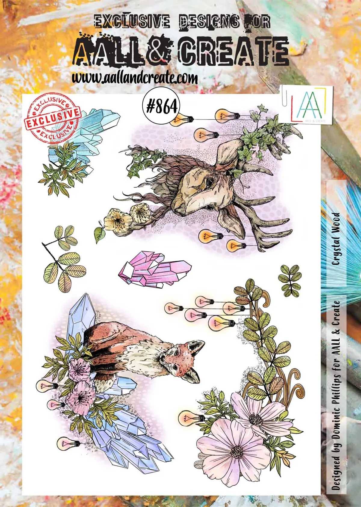 Aall And Create Stamp Set -864 - Crystal Wood 1