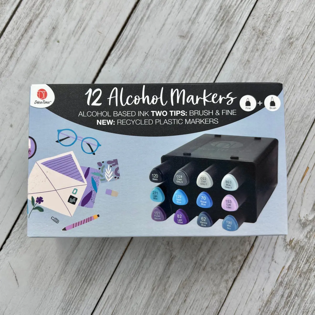 Deco Time Alcohol Markers - Ocean Breeze 1