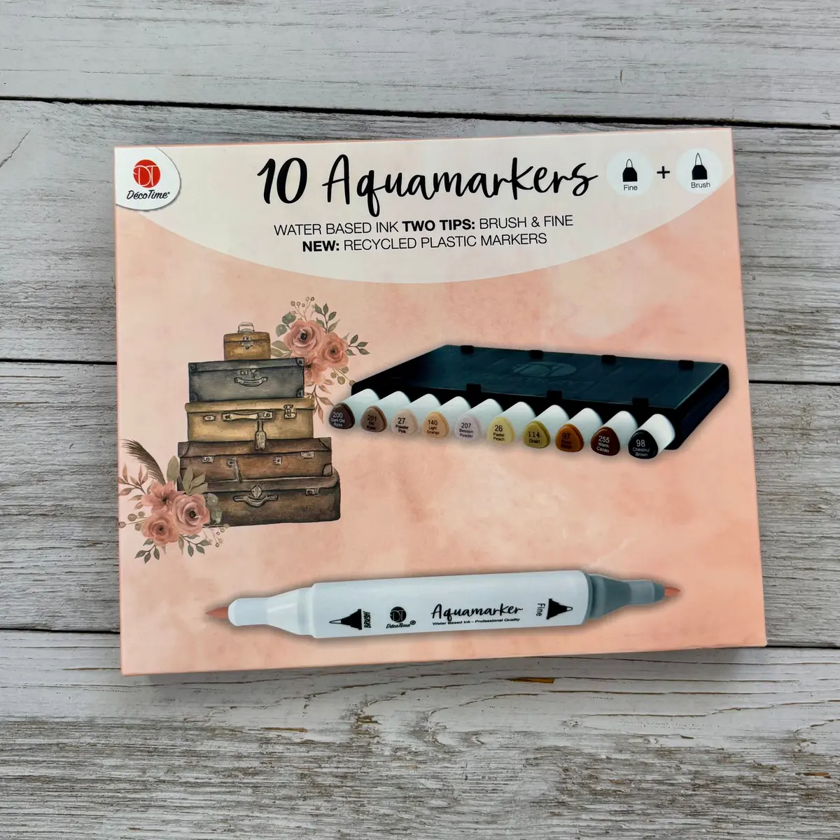 Deco Time Aquamarkers - Earth Tones 1