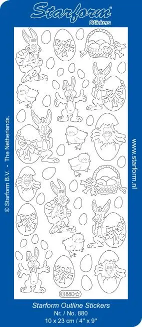 Deco Stickers - Easter Bunny 1