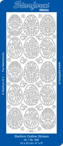 Deco Stickers - Small Easter Eggs 1