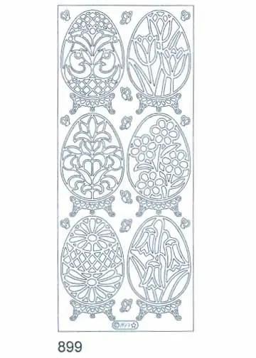 Deco Stickers - Large Egg Design 1