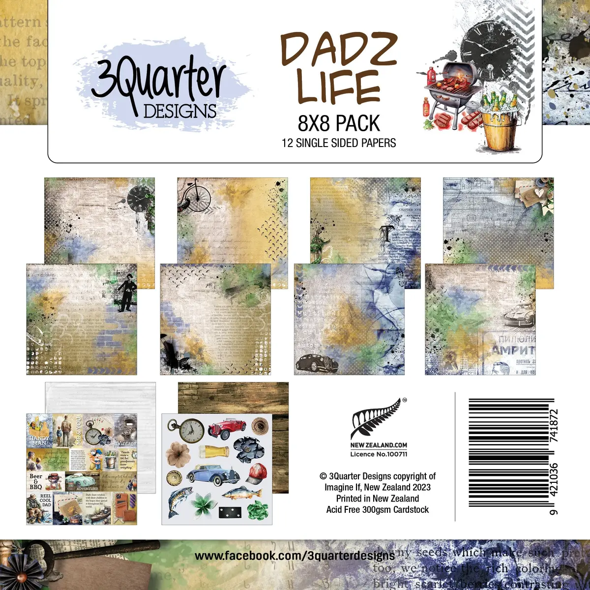 Dadz Life 8X8 Pack 1