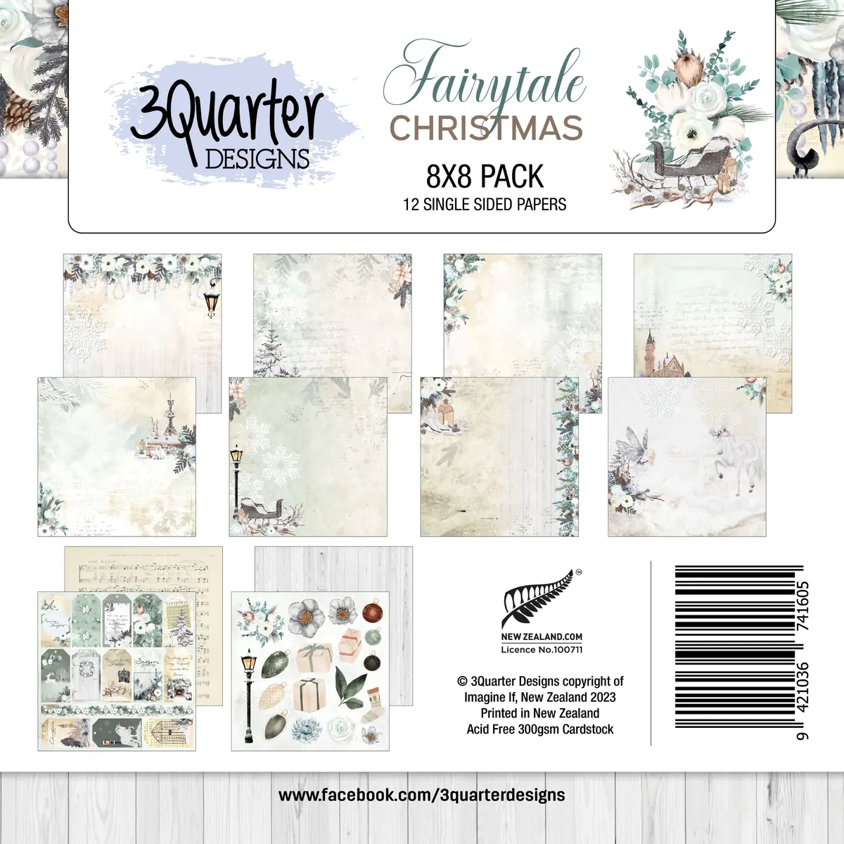 Fairytale Christmas 8X8 Pack 1