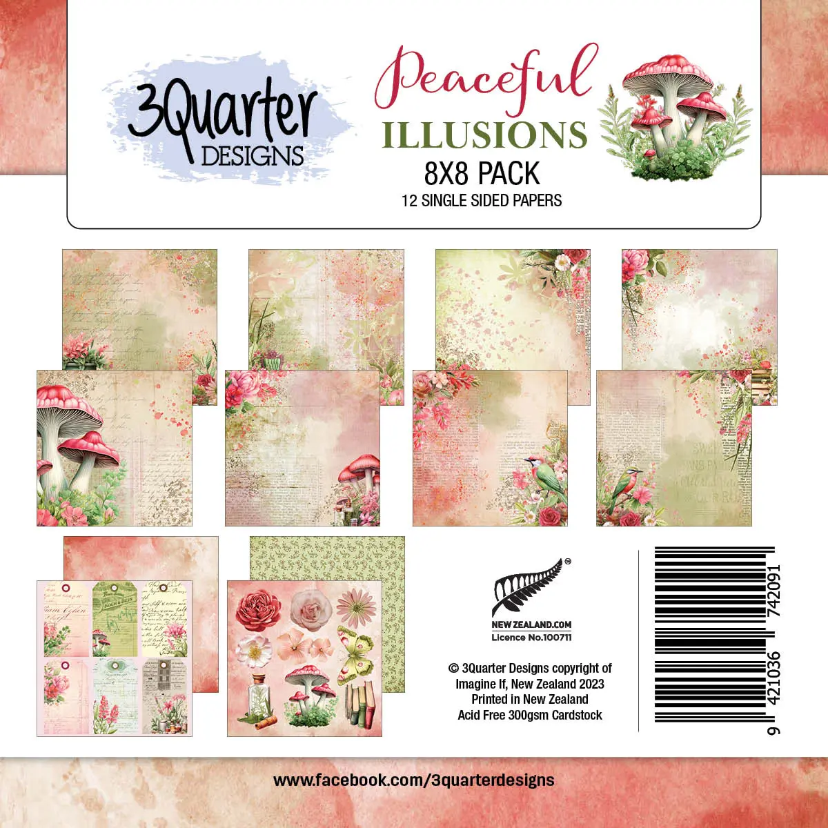 Peaceful Illusions 8X8 Pack 1