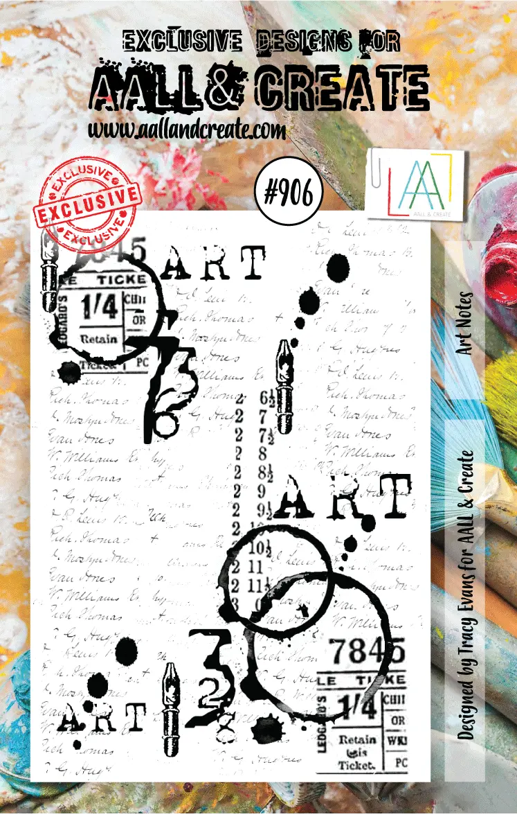 Aall And Create Stamp Set -906 - Art Notes 1