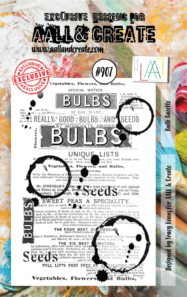 Aall And Create Stamp Set -907 - Bulb Gazetter 1