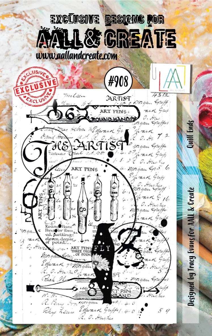 Aall And Create Stamp Set -908 - Quill Ends 1