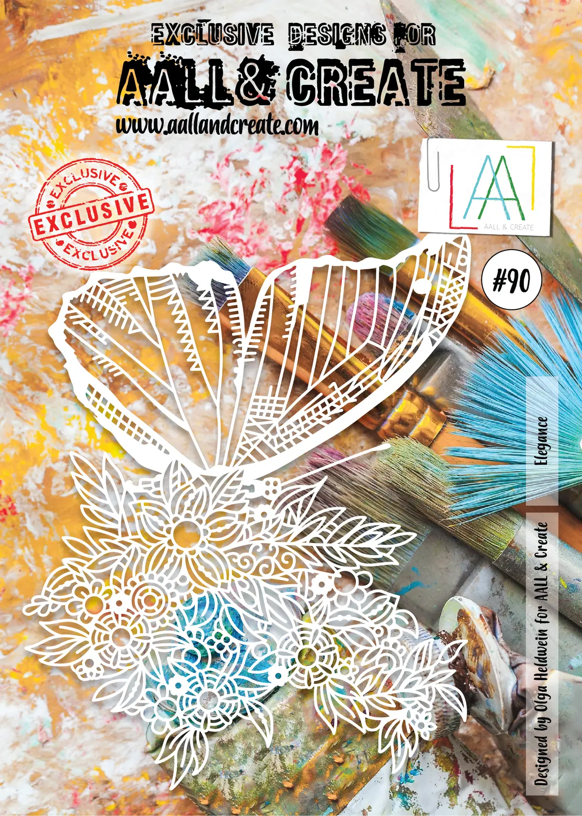 Aall And Create Stencil - 90 - Elegance 1