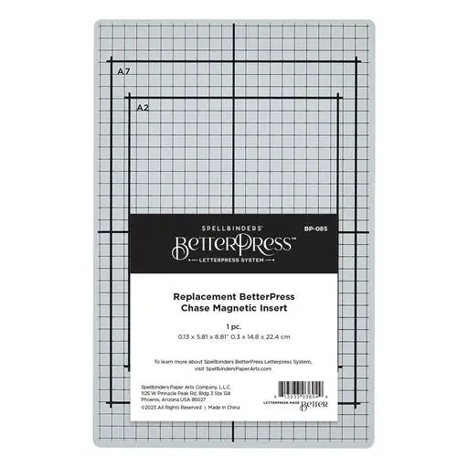 Replacement Betterpress Chase Magnetic Insert 1