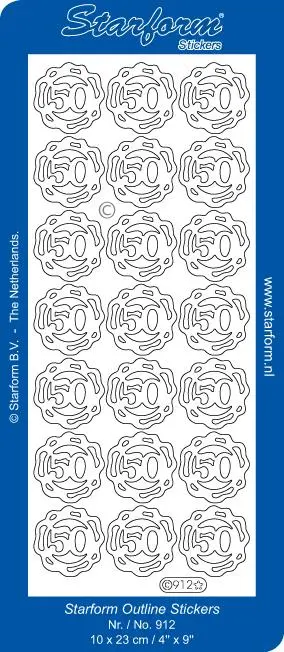 Deco Stickers - 50Th 1