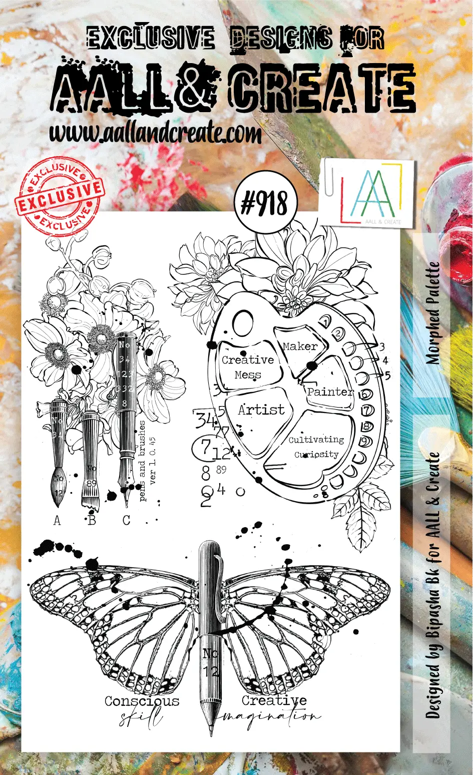 Aall And Create Stamp Set - 918 - Morphed Palette 1
