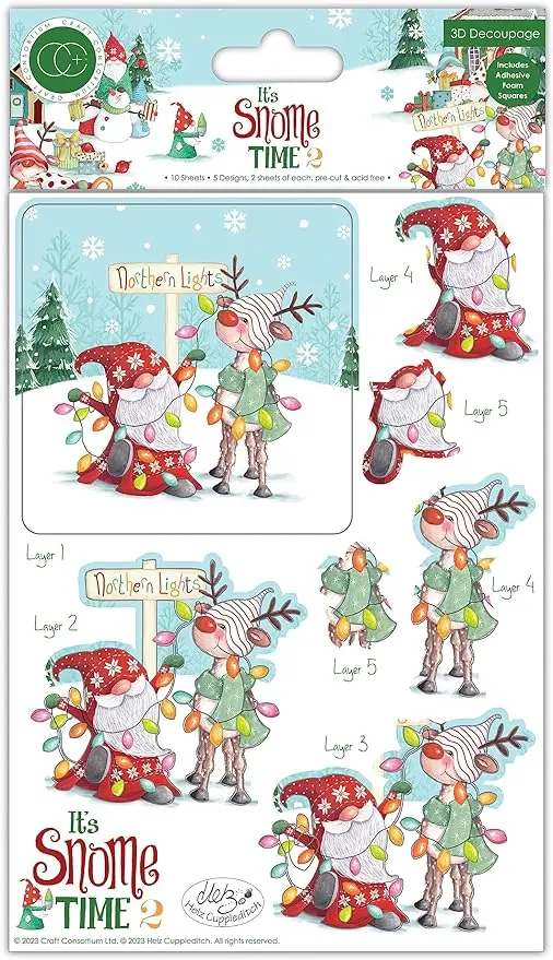 It's Snome Time 2 -  3D Decoupage 1