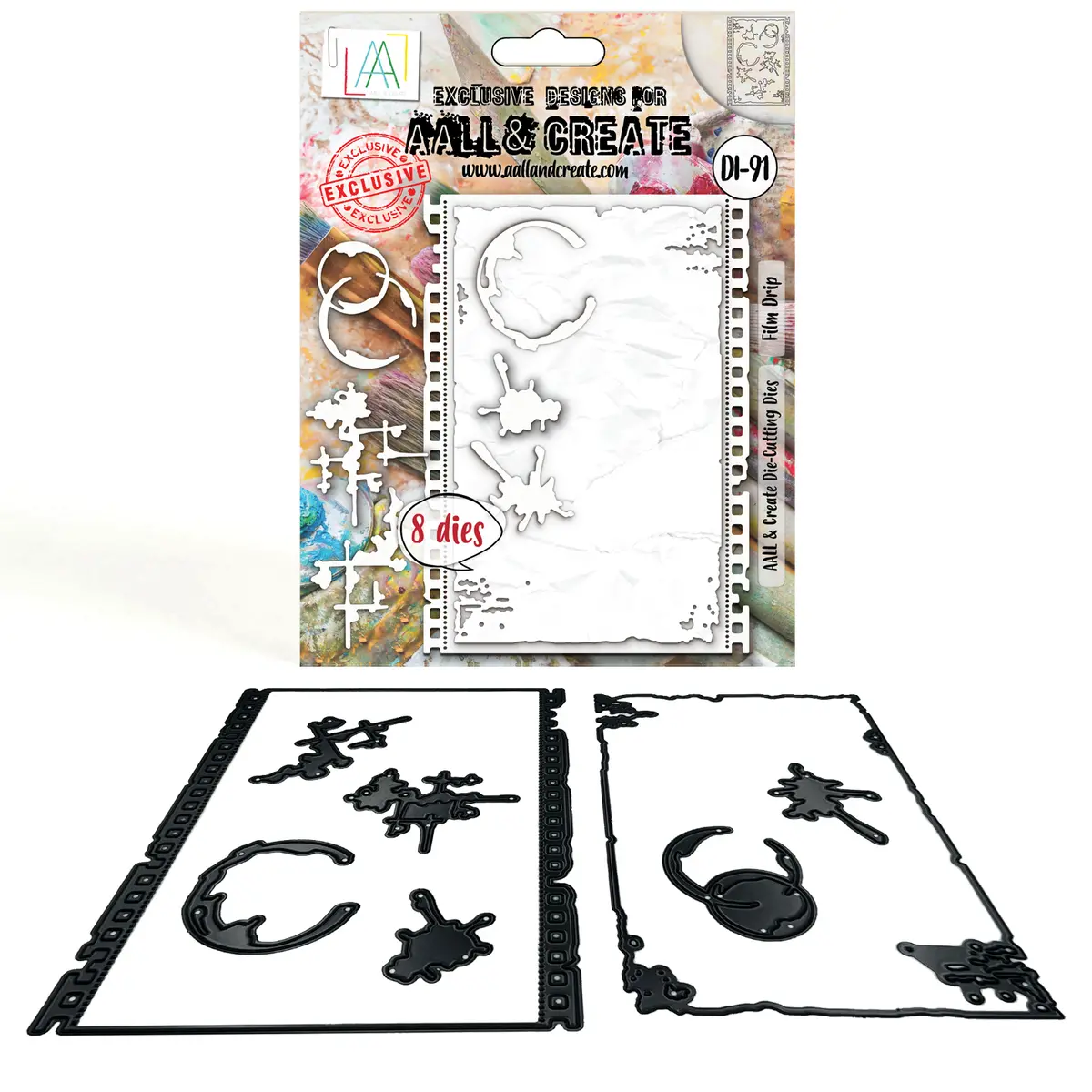 Aall And Create - Die-Cutting Die Set - Film Drip 1