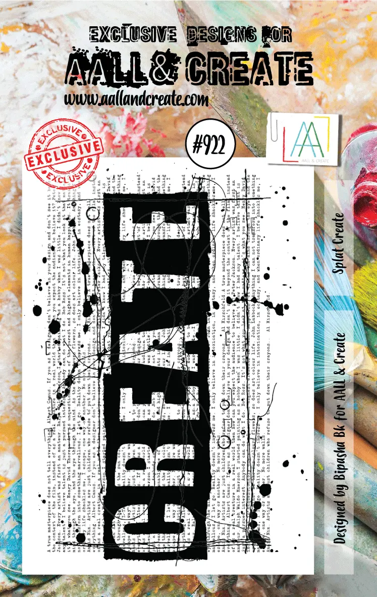 Aall And Create Stamp Set - 922 - Splat Create 1
