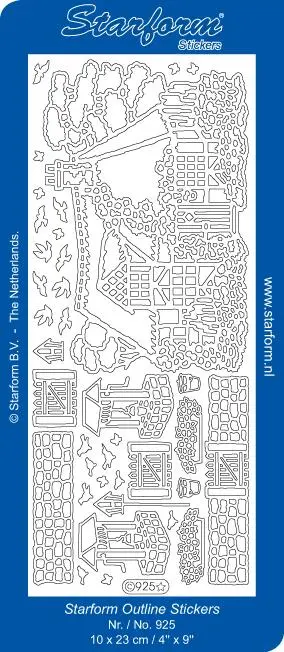 Deco Stickers - Cottage Scene 1