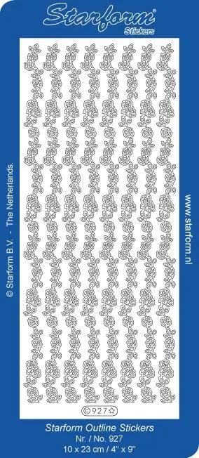 Deco Stickers - Rose Borders 1