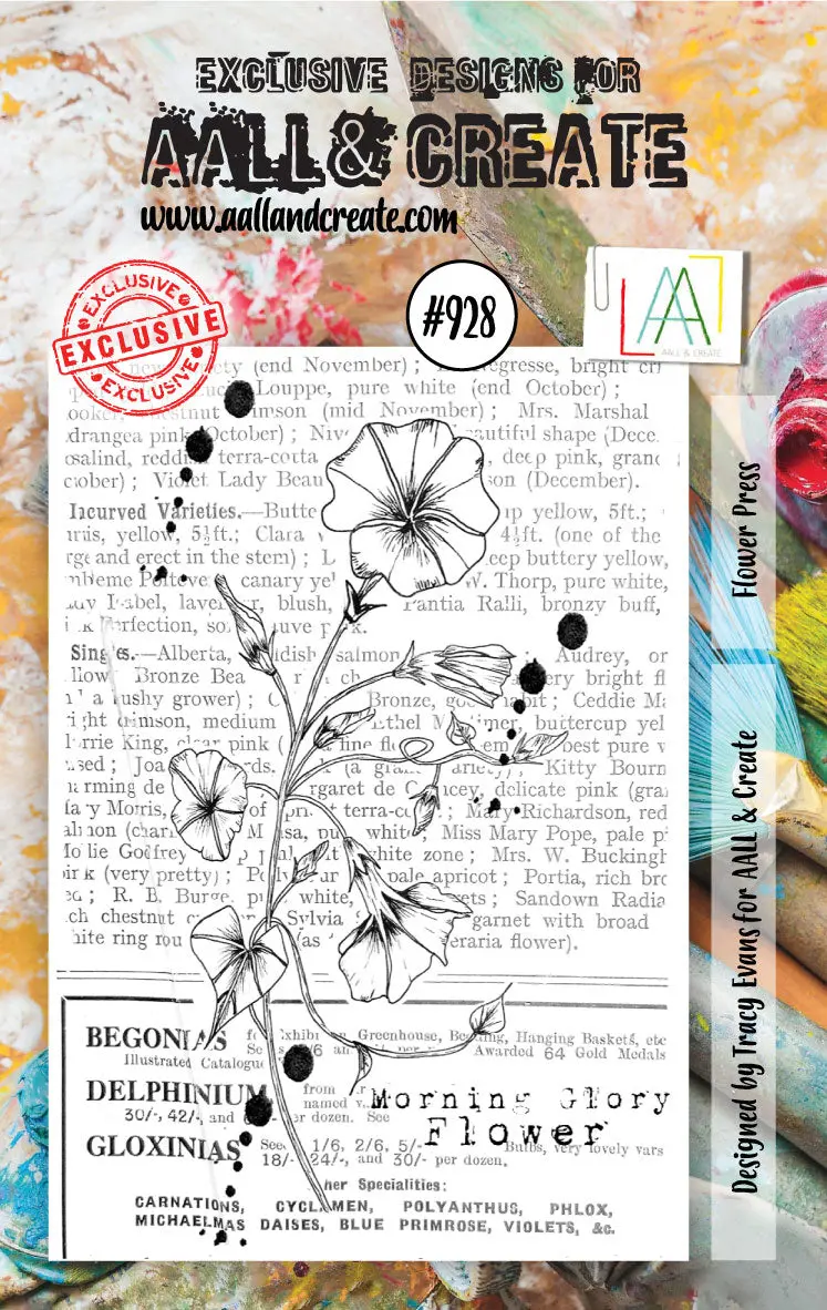 Aall And Create Stamp Set - 928 - Flower Press 1