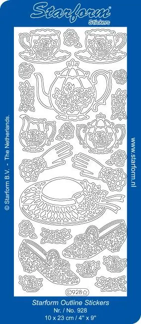 Deco Stickers - Tea Party 1
