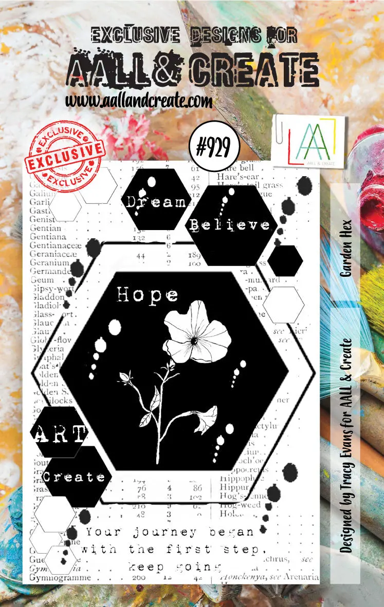Aall And Create Stamp Set - 929 - Garden Hex 1