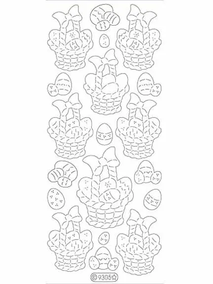 Deco Stickers - Easter Baskets 1