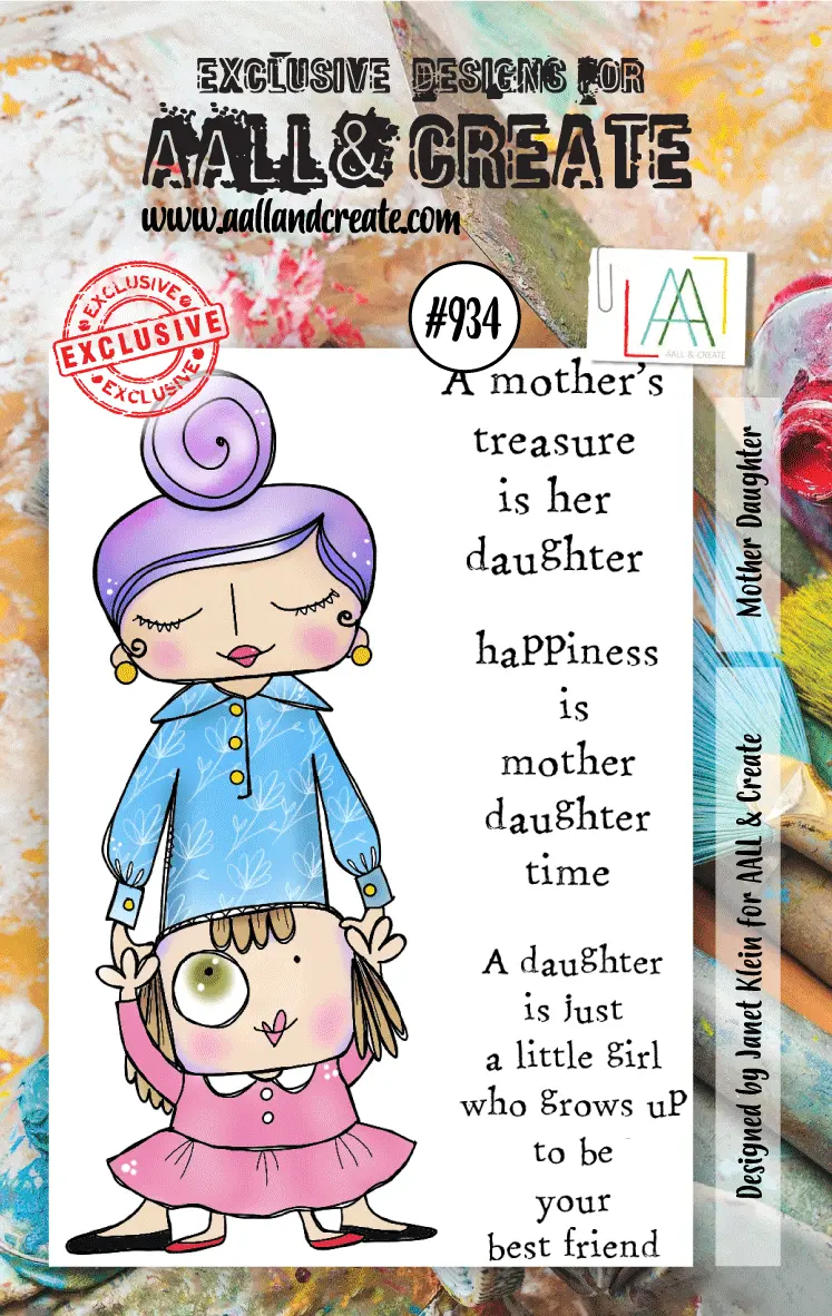 Aall And Create Stamp Set - 934 - Mother Daughter 1